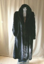 SALE! Zaren Mantel Nerz Schwarzbraun GrXL Lang Bang Zürich Ibiza Jades NP10.000