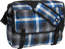 BURTON SYNTH MESSENGER COBALT SPRINGER PLAID UMHÄNGETASCHE LAPTOPTASCHE