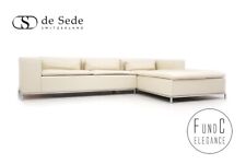 de Sede DS 7 desede Sofa Couch Eckcouch Ecksofa Leder beige Klassiker