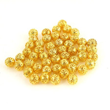 Filigran Rund Metallperlen