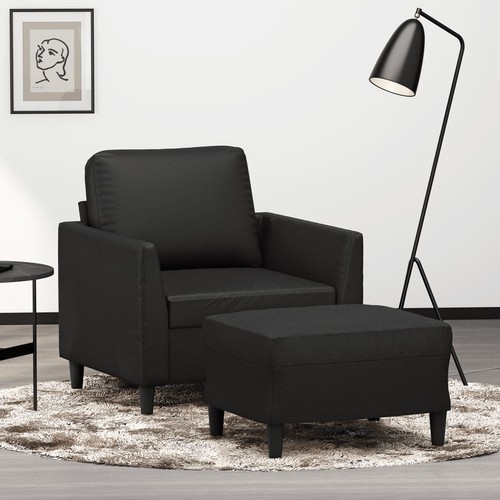 Vidaxl sessel mit hocker - sessel,