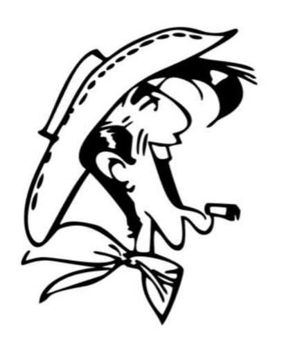 Autoaufkleber lucky luke - autoaufkleber,