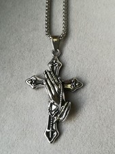 Betende Hände Kreuz Anhänger