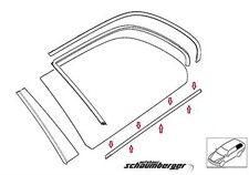 BMW Zierleiste Seitenscheibe