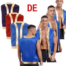 DE ranrann Arabischer Prinz Kostüm Weste Herren Ärmellos Jacke Halloween Costume