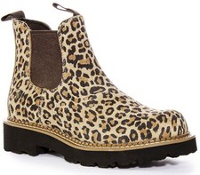 ARIAT Fatbaby Zwillings Gore Western Damen Stiefel IN Cheetah UK 3 - 9