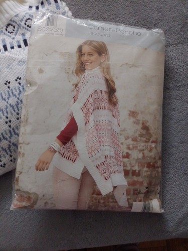 Poncho strick jacke winter - jacke,