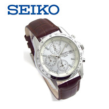 SEIKO Chronograph Echtleder