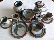 Keramik Service mit Kanne