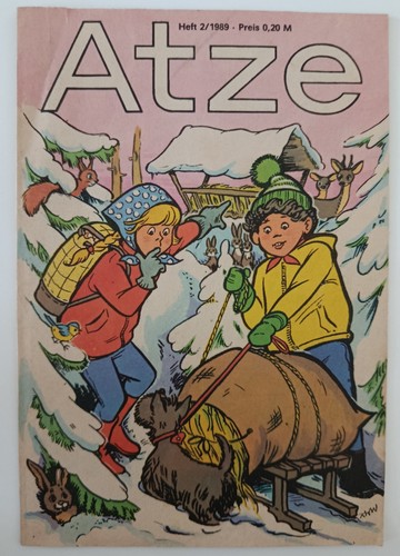 Atze heft 1989 ddr comic - heft,