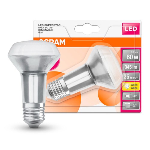 Osram led glas reflektor - glas, r63