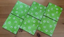 6 quadratische Glasuntersetzer