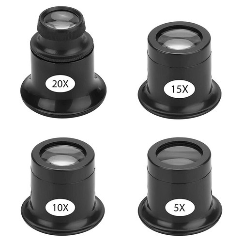 Stück uhrmacherlupe set - 4,