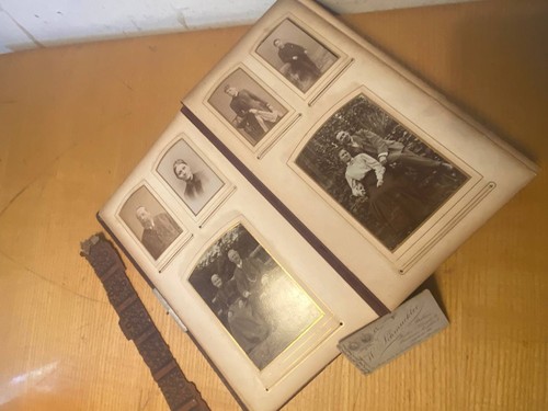Fotoalbum antik um1900 - , über