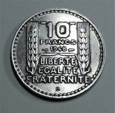 Frankreich / France 10 Francs 1949 B Turin, Beaumont - Le Roger -  VZ+