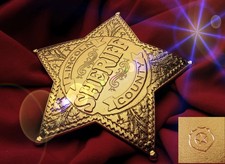 Obsolete police badge