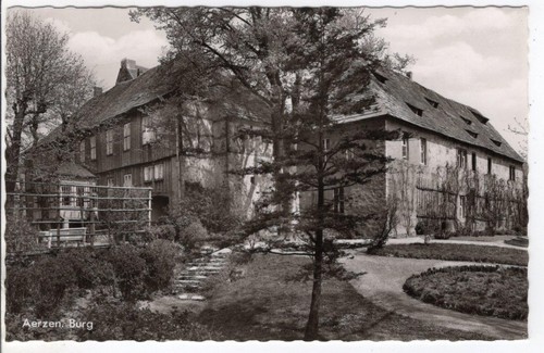 Aerzen burg alt - ak,