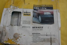 Neu Design-Zierleiste blau Renault Clio I 5 Türer von 1990-1998 Et.Nr.7701380016
