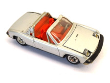 Gama Mini 9820 VW Porsche 914 M Cabrio 1:43 in Silber mit Fehlteil ,als Spender