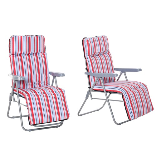 2er set liegestuhl mit - 2er-set,