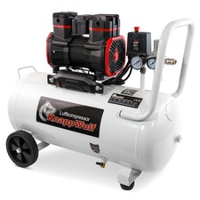 KnappWulf Flüsterkompressor KW6060 Kompressor Luftkompressor leise 10 Bar 50L
