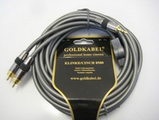 Goldkabel Klinke/Cinch, 5m