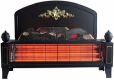 Elektrischer freistehender Strahlstab Feuer mit glühendem Glutscheit & 1,2 kW Wärme