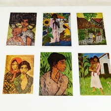 6 Kunstkarten - Otto Müller - Ältere Postkarten, vmtl 60er Jahre