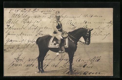Uniformierter kaiser - ak,