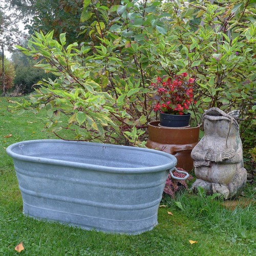 Alte antike zinkwanne - antike,