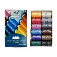 12x 1000m Nähgarnsortiment