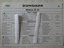 Zündapp datenblatt - ,