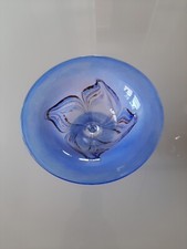 Glasobjekt Weinfurtner Arnbruck Schale Blau