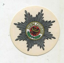 BW Verbandsabzeichen als Aufkleber Feldjäger 60  mm 2 Stück (tt205)