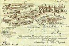 Braunschweigische Kohlen Bergwerke Helmstedt Aktie 1922 E.on Bergbau H. Stinnes