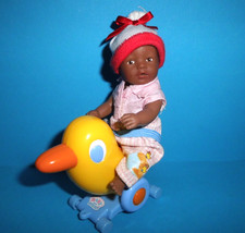 %***Mini Baby Born Puppe, Zapf Creation mit Ente auf Rollen***%