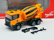 Herpa 309783 Scania CG 17 6x6  Betonmischer kommunal orange in OVP