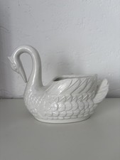  Schwan Porzellan Blumentopf