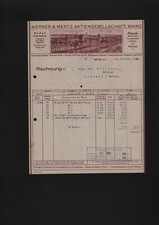 MAINZ, Rechnung 1925, ERDAL Rotfrosch Kwak-Bohnerwachs-Fabrik Werner & Mertz AG