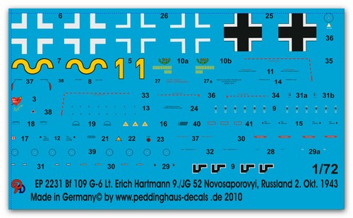 Peddinghaus decals 2231 - peddinghaus-decals,