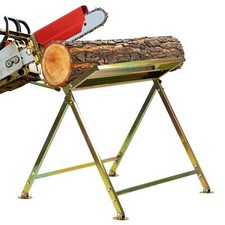 Grafner® Sägebock mit Halterung für Kettensäge Holzsägebock Sägehilfe klappbar