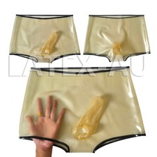 Clear Latex Sexy Shorts mit