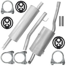 Kompl. set Auspuffanlage Auspuff für Peugeot 807 07/02-12/14 2.0 HDI