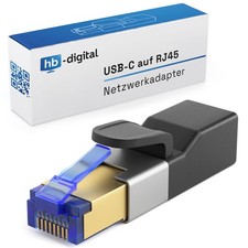 USB-C Buchse / RJ45 Stecker