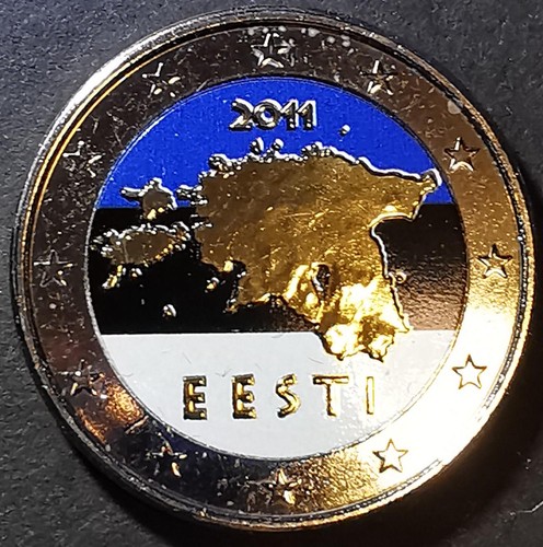 Euro gedenkmünze estland - 2,
