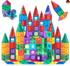 Playmags Magnetische Bausteine - 150-Teiliges Mega-Set: Särkeren Magneten, 