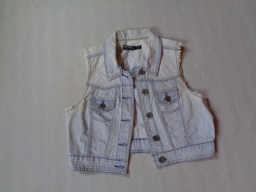 Damen mädchen jeans weste - mädchen, jeans-weste
