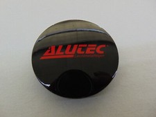 Original ALUTEC Nabenkappen N23 schwarz rot glanz für Alufelgen Nabendeckel N 23