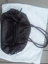 **BREE** Tasche  Ledertasche Handtasche in dunkelbraun groß