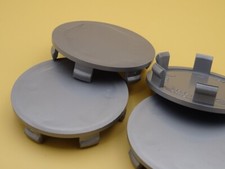 4x Nabenkappen Nabendeckel Felgendeckel 59,5 mm 56,0 mm für Alufelgen Grau Z05